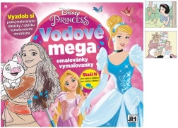 Vesivärvi mega värvimisraamat Disney Printsessid