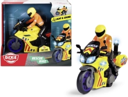 Päästeratas mootorratas koos juhiga