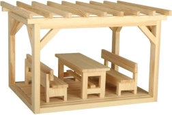 Mini pergola puidust mudeliehituse komplekt