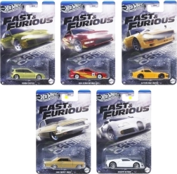 Hot Wheels Kiired ja vihased – 5 auto komplekt Silver Series