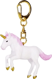 Unicorn Keychain with Pink Mane and Tail