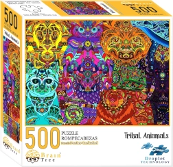 Pusle „Hõimuloomad” 500 tükki Brain Tree