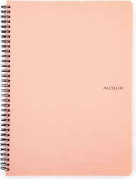 Ring Binder A4 Pastelini in Apricot Color