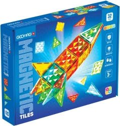 Magnetiline ehituskomplekt GEOMAG Gems Rocket – 32 osa