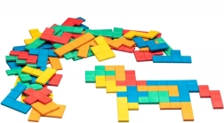 Pentomino Wissner in 5 colors, 60 pieces