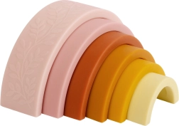 A Little Lovely Company Montessori stacking rainbow – Sunset