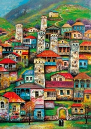 Puzzle kaunis küla 1000 tükki MAGNOLIA