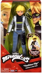 MIRACULOUS Fashion Flip nukk: Adrien mustaks kassiks