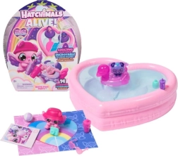 Hatchimals Neon Rainbow basseinipidu loomakesed – südamekujuline bassein ja 2 muna