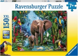 Ravensburger pusle Elevantide oaas 150 tükki