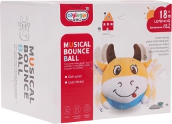 Interaktiivne hüppav lehmake tulede ja helidega