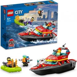 LEGO® City 60373 Tuletõrje päästelaev ja mootorpaat