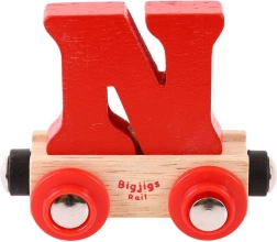 Bigjigs Rail vagun tähega N puidust rongirajale