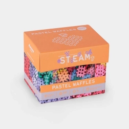 Konstruktsiooniklotsid Waffle mini pastelsed 500 tk
