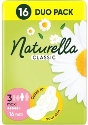 Naturella Classic Maxi tiivasidemed tiibadega, 16 tk