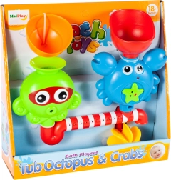 Bath toy octopus and crab