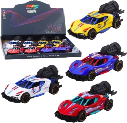 Sportauto valgus-, heli- ja suitsuefektidega 1:36
