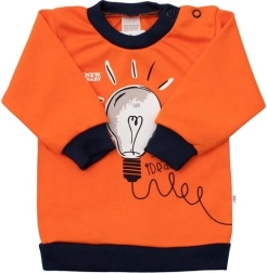 Laste puuvillane pikkade varrukatega T-särk New Baby Happy Bulbs