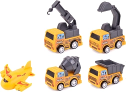 Väikeste ehitusmasinate ja tagasivedamisega lennuki komplekt