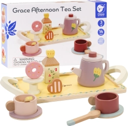 Wooden Tea Set and Desserts for Children