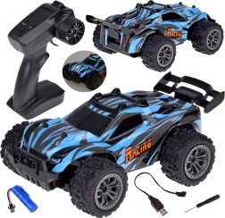 Rapid Monsteri kaugjuhitav võidusõiduauto valgustusega