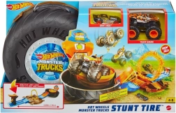 Hot Wheels Monster Trucks kaskadööriarena rehvis – kaasaskantav komplekt