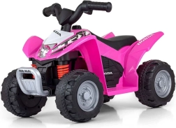 Elektriline laste neljarattaline HONDA ATV roosa – litsentseeritud sõiduk MILLY MALLY