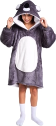 Cozy Noxxiez koala – soe kapuutsiga pusa-pleed lastele 7–12 aastat