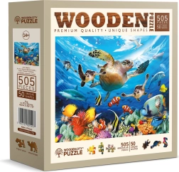 Puidust pusle Elu ookeanis 505 tükki WOODEN CITY