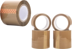 Pruun pakketeip 48 mm × 50 m, sünteetiline kumm