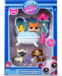 Littlest Pet Shop SPA komplekt G7 S3 3 figuuriga
