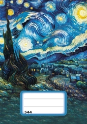 Jooneline märkmik A5 Täheöö - 40 lehte