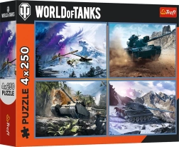Trefl pusle World of Tanks suur lahing 4×250 tükki