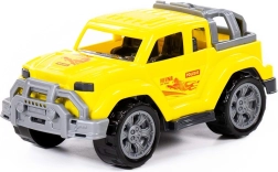 Plastist maastikuauto lastele, kollane