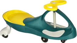 Gravitatsiooniline tasakaaluratas LED-helendavate ratastega – kollane