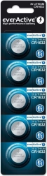 EverActive CR1632 liitiumpatareid – 5 tk blisterpakendis