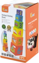 Puidust ehitusklotsid lastele alates 12. elukuust