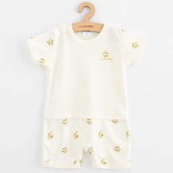 Summer baby romper made of organic cotton NEW BABY Olives, size 74 (6–9 months)