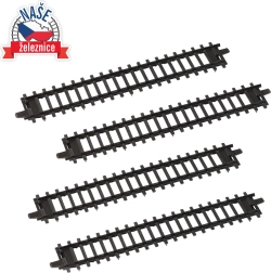 Sirged rööpad laste rongidele – komplekt 4 tükki