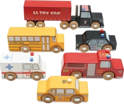 Puidust autode komplekt New York – Le Toy Van
