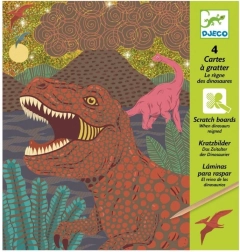 DJECO kraapimispildid Dinosaurused