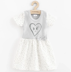 Laste puuvillane kleit New Baby Südamed
