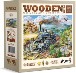 Puidust pusle Raudtee 505 tükki WOODEN CITY