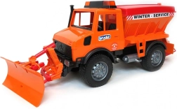 Bruder Mercedes-Benz Unimog liivsoolapuistur lumelükkuriga