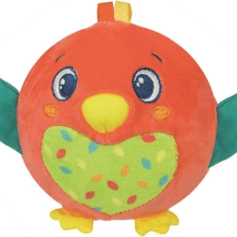 CLEMENTONI BABY Plush Ball Bird with Rattle