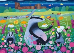 Ravensburger Puzzle Mischief Among Flowers 1000 pieces