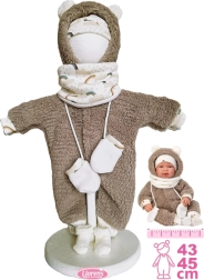 Llorens outfit for New Born doll 43–45 cm, 5-piece set