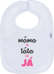 Laste pudipõll NEW BABY ema + isa = mina – roosa