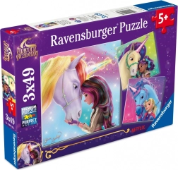 Pusle 3×49 tükki RAVENSBURGER – UNICORN ACADEMY (Ükssarvikute akadeemia)