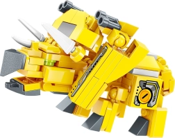 Qman Horned Dinosaur – Transformable Building Set